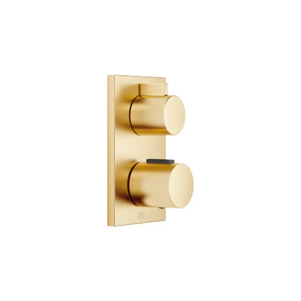 DORNBRACHT UP-Thermostat mit Einweg-Mengenregulierung SERIENSPEZIFISCH 36425670 Messing gebürstet (23kt Gold), 36425670-28 Galeriebild 1